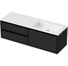 Skříňka pod umyvadlo se dvěma zásuvkami a umyvadlem