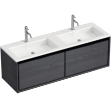 Skříňka pod umyvadlo se dvěma umyvadly a dvěma zásuvkami