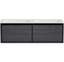 Skříňka pod umyvadlo se dvěma umyvadly a dvěma dvířky