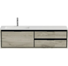 Skříňka pod umyvadlo s umyvadlem a dvěma zásuvkami