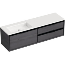 Skříňka pod umyvadlo se dvěma zásuvkami a umyvadlem