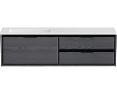 Skříňka pod umyvadlo se zásuvkami a umyvadlem