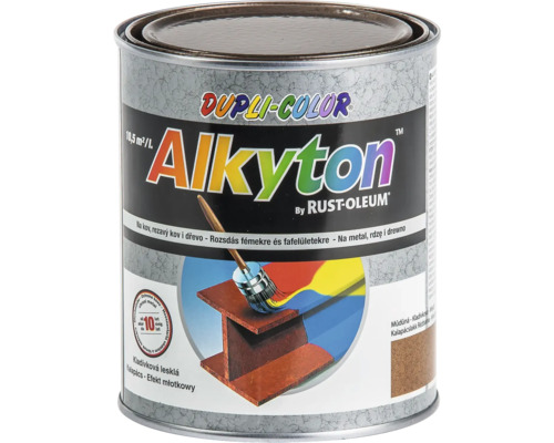 Samozákladová barva na rez i dřevo lesklá Alkyton měděná lesk 750 ml
