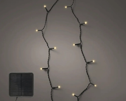 Solární světelný řetěz s LED žárovkami