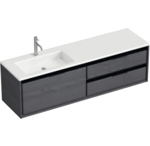 Skříňka pod umyvadlo se dvěma zásuvkami, umyvadlem a baterií