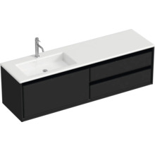 Umyvadlová skříňka s umyvadlem, baterií a dvěma zásuvkami