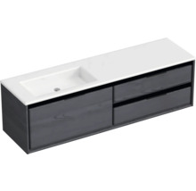 Skříňka pod umyvadlo se dvěma zásuvkami a umyvadlem