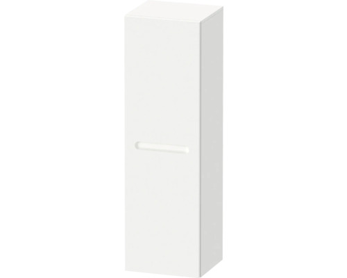 Koupelnová skříňka vysoká DURAVIT No.1 bílá 40 x 132 x 36 cm N10180L18180000 Bílá koupelnová vysoká skříňka s vyfrézovanou úchytkou