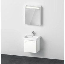 Koupelnová umyvadlová sestava se zrcadlovou skříňkou a osvětlením