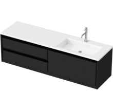 Umyvadlová skříňka se dvěma zásuvkami, umyvadlová deska, umyvadlo a baterie