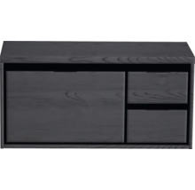 Závěsná skříňka pod umyvadlo s jedněmi dvířky a dvěma zásuvkami