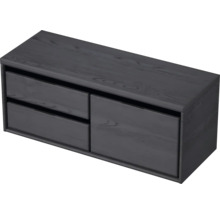 Závěsná skříňka pod umyvadlo se dvěma zásuvkami