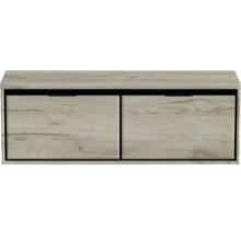 Botník se dvěma přihrádkami v dřevěném dekoru