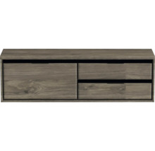 TV stolek se zásuvkami v designu dřeva