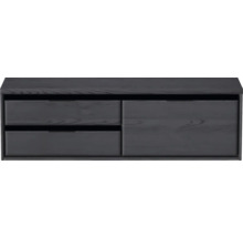 Závěsná skříňka pod umyvadlo se dvěma zásuvkami a jedněmi dvířky