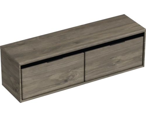 Závěsná skříňka pod umyvadlo se dvěma zásuvkami