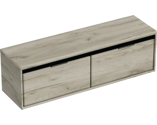 Závěsná skříňka pod umyvadlo se dvěma zásuvkami