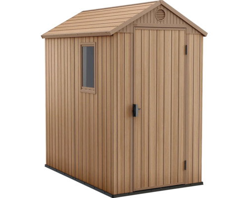 Plastový zahradní domek KETER Darwin 4x6 Evotech™ 112 x 176,5 cm hnědý