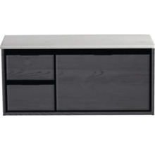 Skříňka pod umyvadlo se dvěma zásuvkami a jednou policí