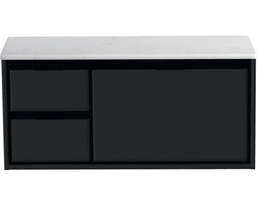 Skříňka pod umyvadlo se zásuvkami a odkládací plochou