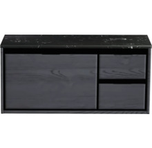 Skříňka pod umyvadlo se zásuvkami a kamennou deskou