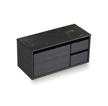 Skříňka pod umyvadlo se zásuvkami a kamennou deskou