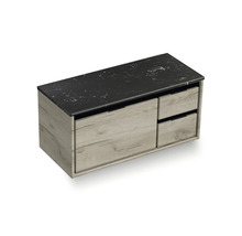 Skříňka pod umyvadlo se zásuvkami a odkládací plochou