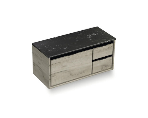 Skříňka pod umyvadlo se zásuvkami a odkládací plochou