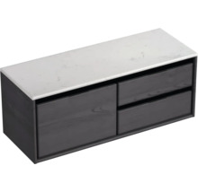 Skříňka pod umyvadlo se dvěma zásuvkami a odkládací plochou