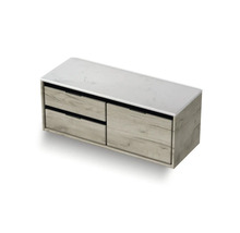 Skříňka pod umyvadlo se zásuvkami a odkládací plochou