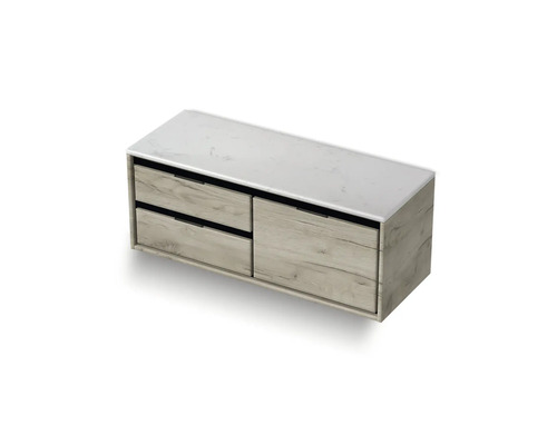 Skříňka pod umyvadlo se zásuvkami a odkládací plochou