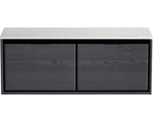 Skříňka pod umyvadlo se dvěma dvířky a deskou