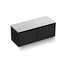 Skříňka pod umyvadlo se dvěma zásuvkami a deskou