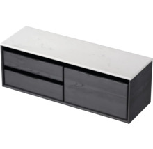 Skříňka pod umyvadlo se dvěma zásuvkami a odkládací plochou