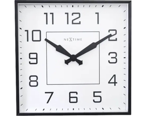 Nástěnné hodiny NeXtime 35x35 cm Be Square čísla