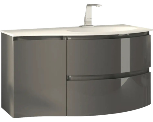 Skříňka pod umyvadlo s umyvadlem a vodovodní baterií do koupelny