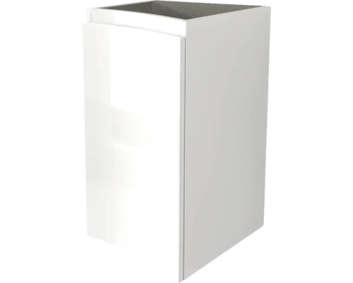 Bílá skříňka pod umyvadlo s dvířky