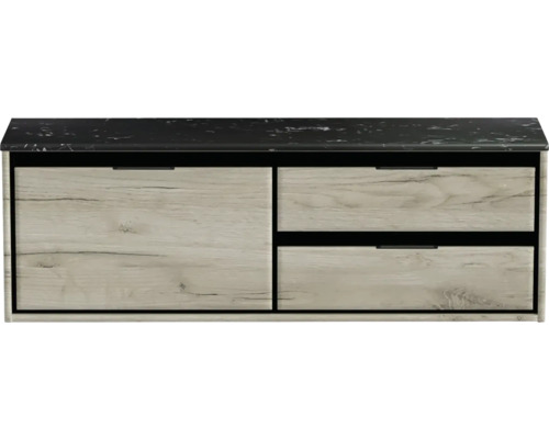 Skříňka pod umyvadlo se dvěma zásuvkami a odkládací plochou