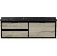 Skříňka pod umyvadlo se dvěma zásuvkami a úložným prostorem