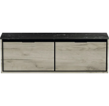 Botník se dvěma zásuvkami a odkládací plochou