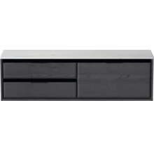 Skříňka pod umyvadlo se dvěma zásuvkami a policí