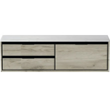 Skříňka pod umyvadlo se dvěma zásuvkami a jedněmi dvířky