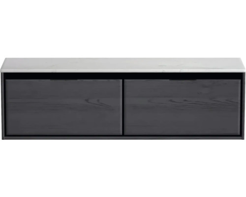 Skříňka pod umyvadlo se dvěma zásuvkami a deskou