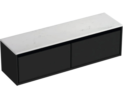 Skříňka pod umyvadlo se dvěma zásuvkami a policí