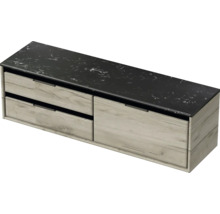 Skříňka pod umyvadlo se dvěma zásuvkami a policí