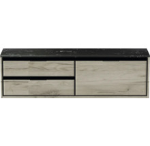 Skříňka pod umyvadlo se dvěma zásuvkami a odkládací plochou