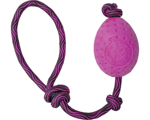 Hračka pro psy Kiwi Walker vajíčko Maxi házecí a plovací z TPR pěny 8,5 cm růžová