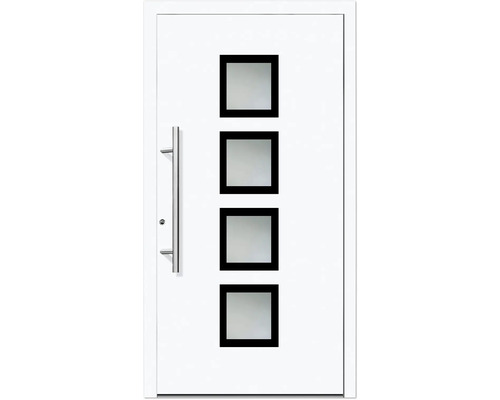 Vchodové dveře Smart A08 100 L bílé