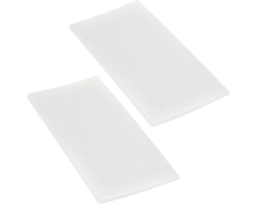 Dva bílé čisticí polštářky