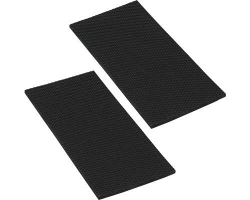 Dvě černé protiskluzové podložky pod nábytek
